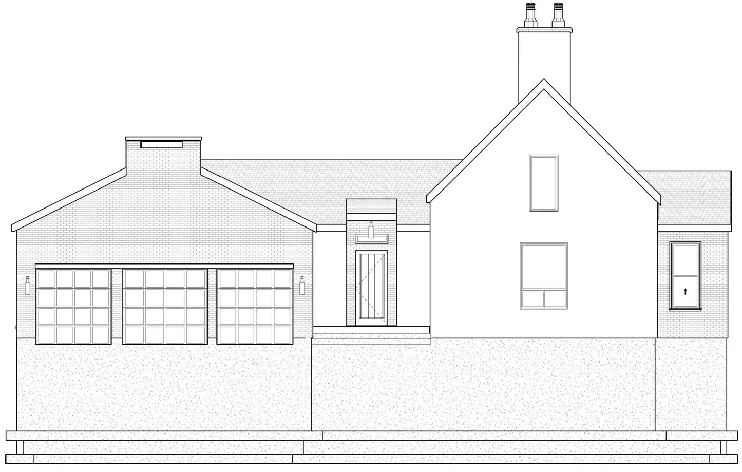 IRISH VENACULAR House Plan Elevation by Authentic Homes in Utah